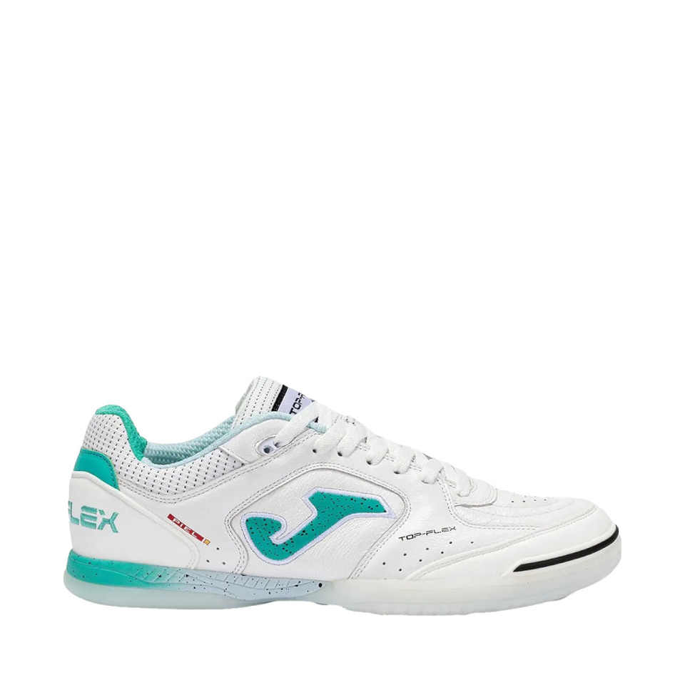 Joma jalgpallijalatsid Top Flex 2502 Indoor valge-türkiis TOPW2502IN suurus 44
