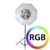 Falcon Eyes stuudiovalgus RGB LED Lamp RX-782 with Foldable Softbox 100cm