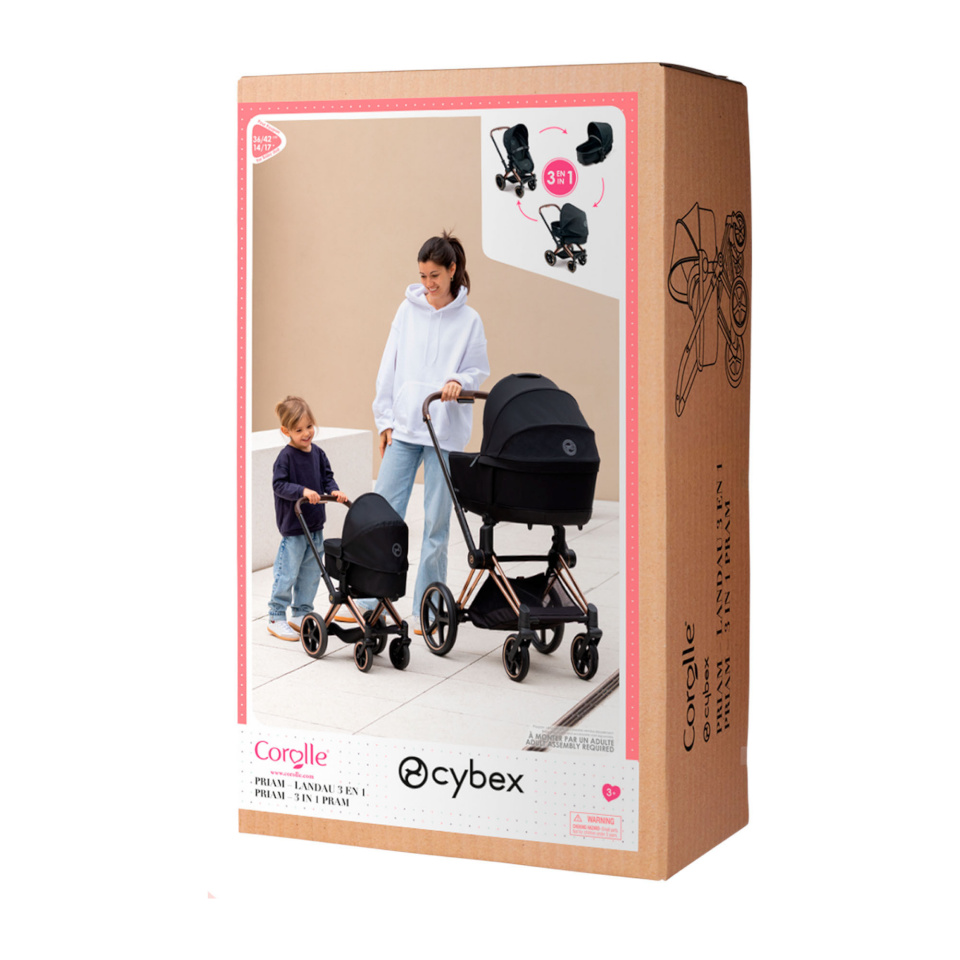 Corolle magamisasemega jalutuskäru Cybex 3in1 jalutuskäru