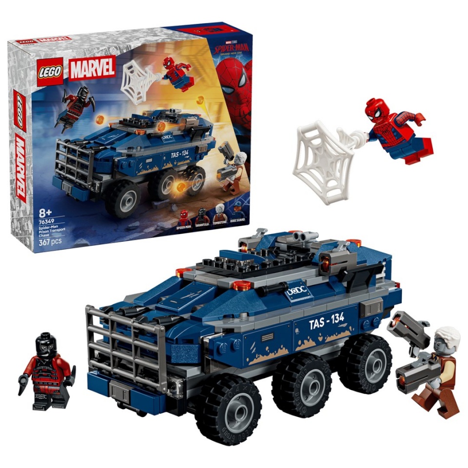 Lego klotsid Marvel Super Heroes 76349 - Poscig Spider-Mana z więźniarką
