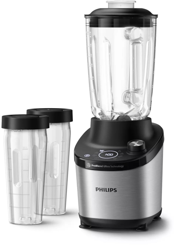 Philips blender High Speed HR3760/10 7000 Series, 1500W, Glass, 2L, Ice crushing, Metal/must