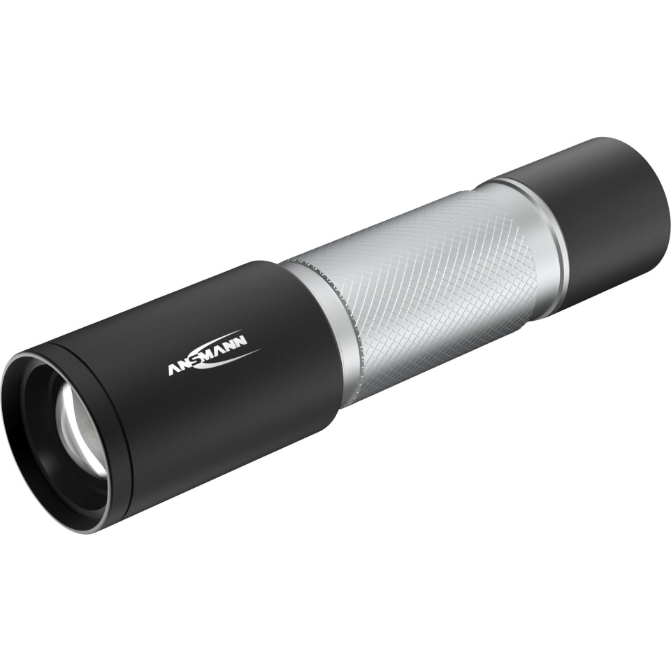 Ansmann taskulamp LED Flashlight Daily Use 270B + 3xAAA, 1600-0429, must/hõbedane