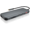 RaidSonic kettaboks ICY BOX IB-DK4060-CPD USB Type-C Dockingstation
