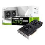 PNY videokaart GeForce RTX 4070 SUPER 12GB VERTO DUAL FAN OC