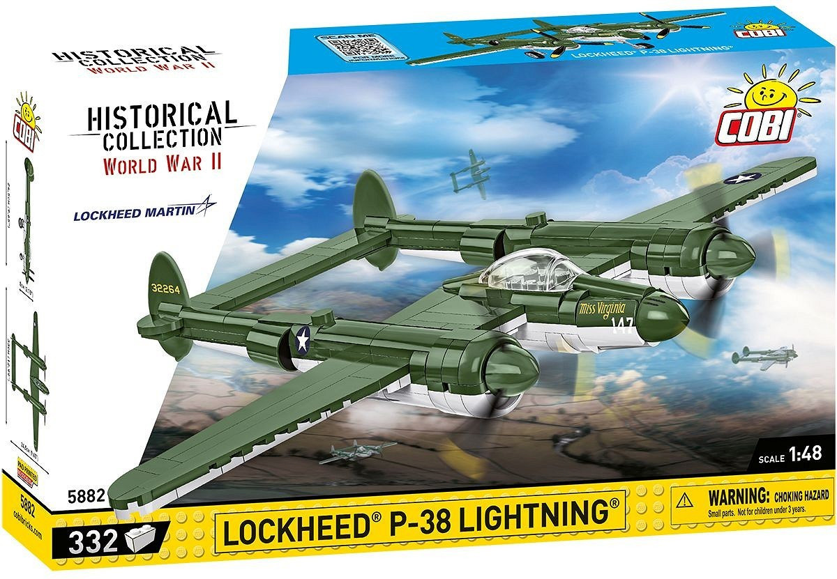 Cobi klotsid Lockheed P-38 Lightning 332