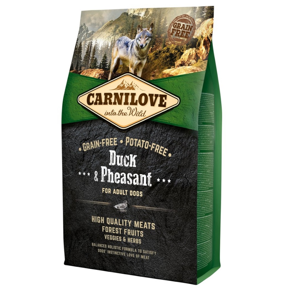 Carnilove kuivtoit koerale Adult Duck and Pheasant, 4kg