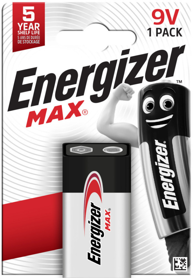 Energizer patarei Energizer Max Alkaline 9V CHP1