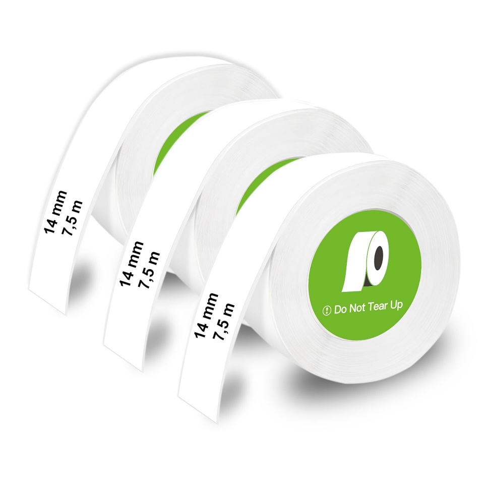 OLYMPIA etikett 1x3 Olympia Etikettenrolle 14mm x 40mm valge (540 Stück)