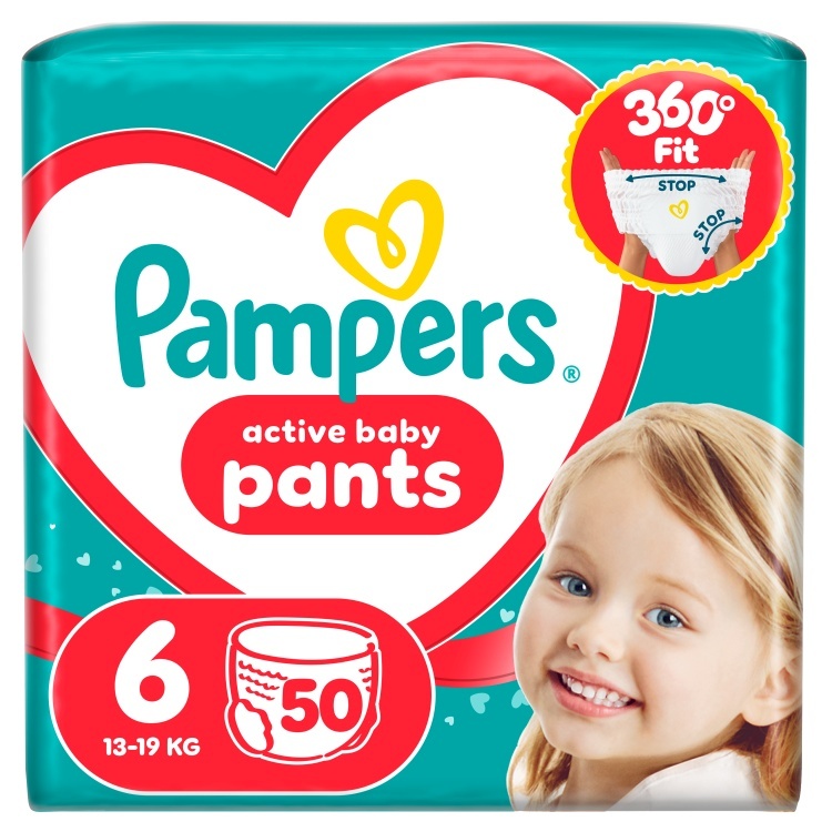 Pampers mähkmed Active Baby Pants Püksmähkmed, suurus 6, 50 tk