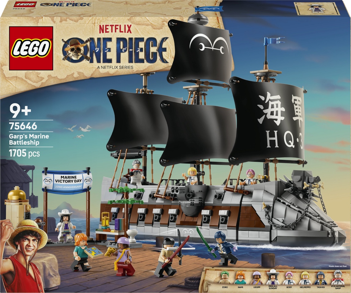 LEGO klotsid ONE PIECE 75646 Garpi lahingulaev