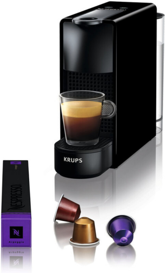 Krups kapselkohvimasin Nespresso Essenza Mini, must
