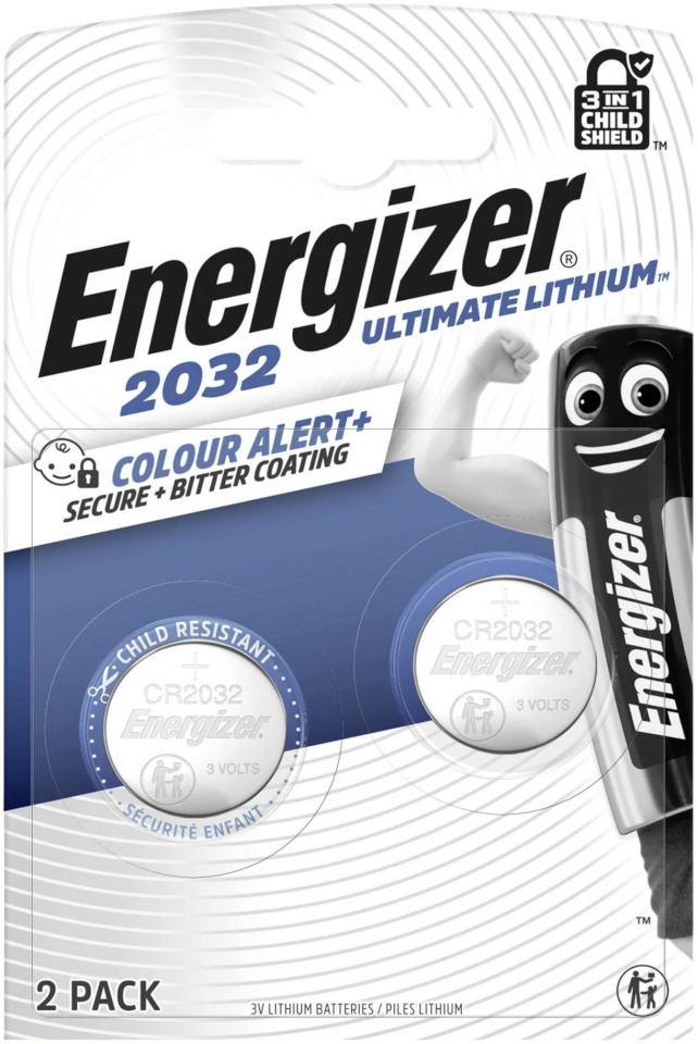 Energizer patarei Energizer Ultimate Lithium CR2032 BP2