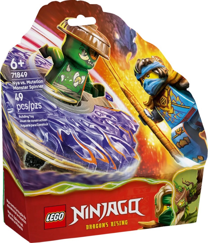 Lego klotsid NINJAGO 71849 Nya vs Elemental Monster Spinner