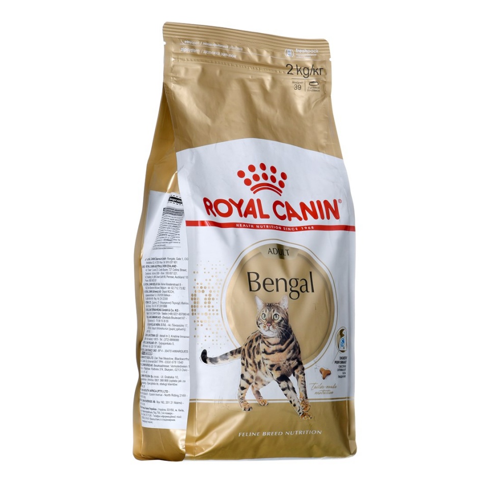 Royal Canin kuivtoit kassile Bengal Adult Cats Dry Food 2kg Poultry, Vegetable