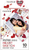 Fujifilm fotopaber Instax Mini Heart Sketch, 10-pakk