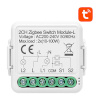 Avatto nutilüliti Smart Switch Module ZigBee N-LZWSM01-2 No Neutral TUYA, valge