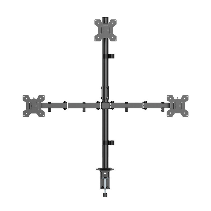 LogiLink Monitor mount triple 17- 27 inches; 10kg per arm max