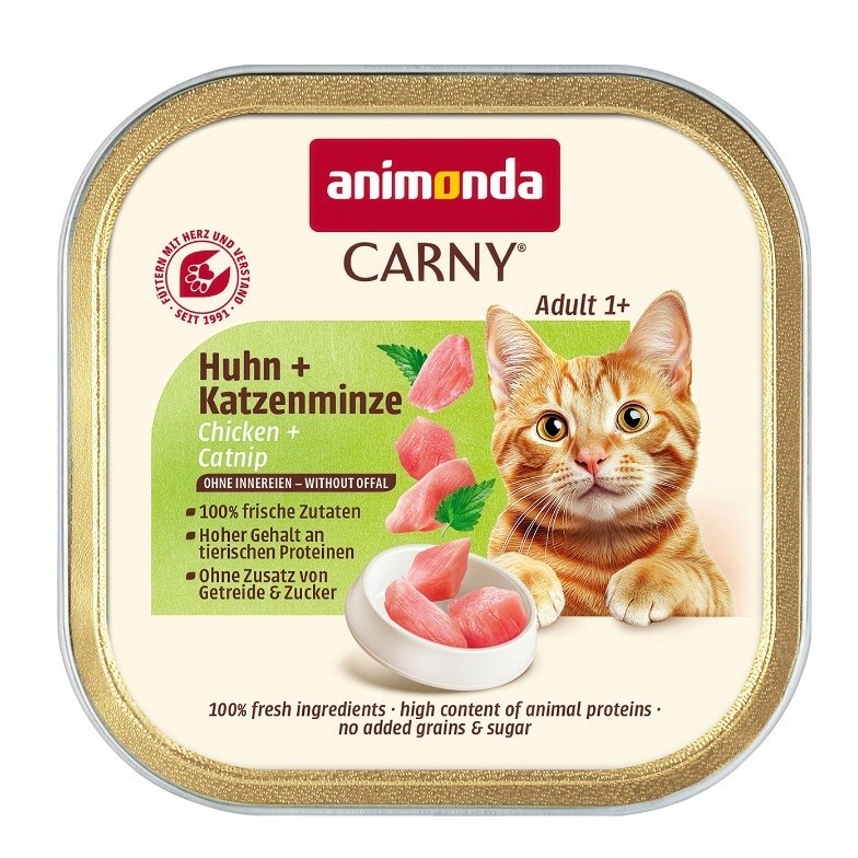 Animonda kassitoit Carny Adult Chicken and Catnip Mono, 85g