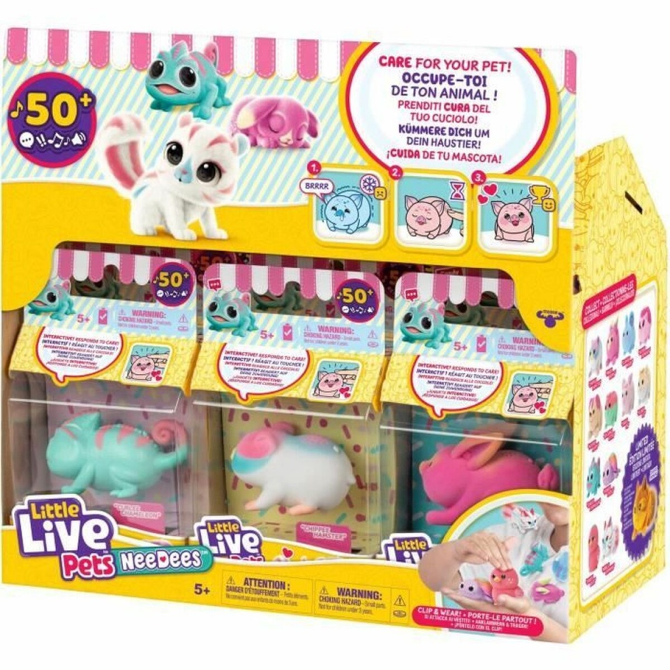 Little Live Pets pehme mänguasi valge Jaune Plastmass