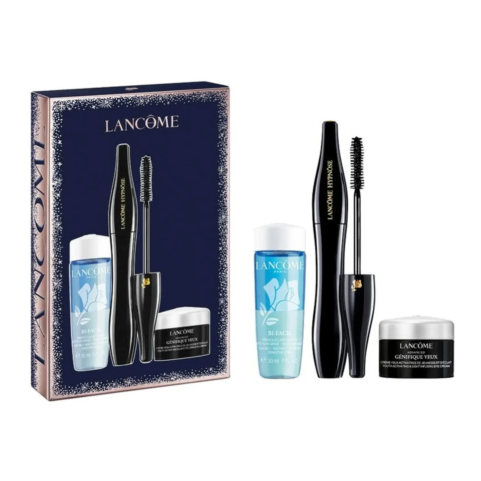 Lancôme komplekt Hypnose Mascara 6,2ml 01 Noir Hypnotic + Eye Cream Advanced Genifique Yeux 5ml + Eye Makeup Remover Bi-Facil 30ml, 01 Noir Hypnotic, naistele