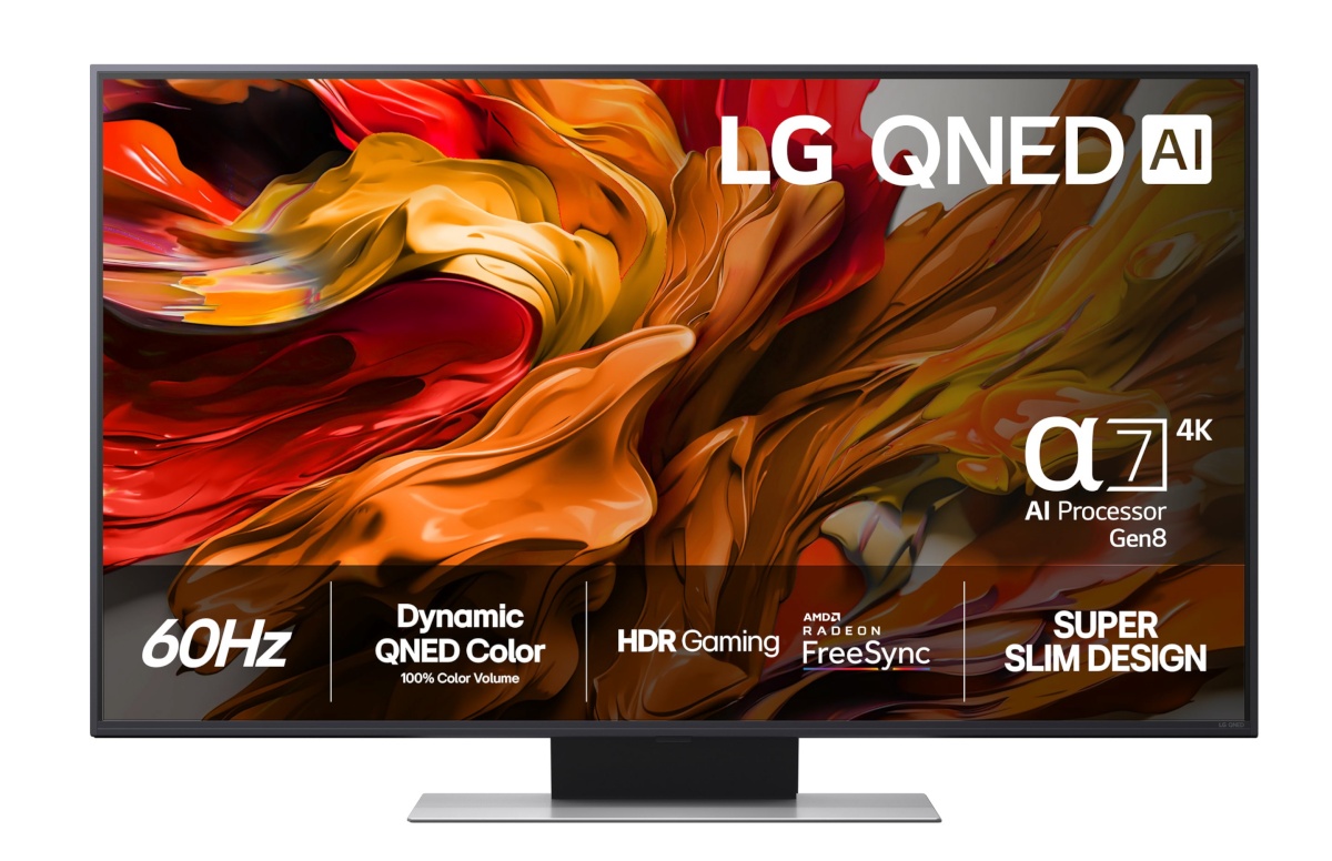 LG teler 50-tolline QNED 87 4K mini-LED-teler (2025)