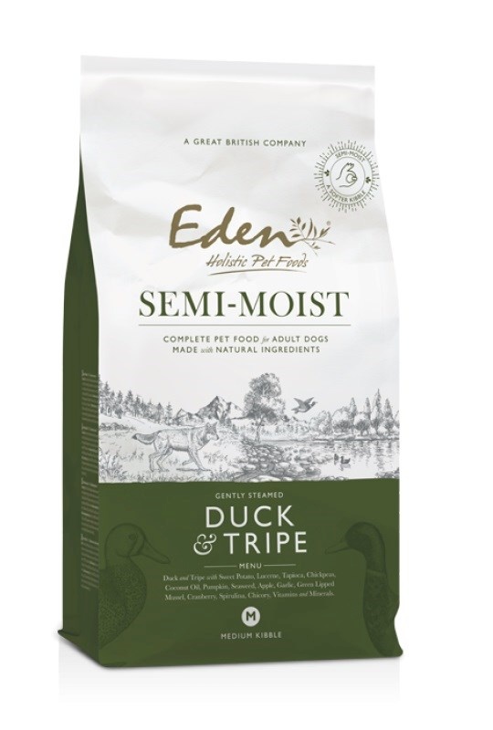 Eden kuivtoit koerale Semi-Moist Duck & Tripe - semi-moist Dog Food- 2kg