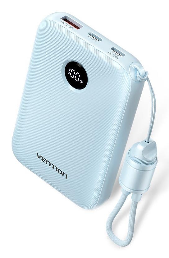 Vention akupank Power Bank USB 10000mah 22.5w, sinine