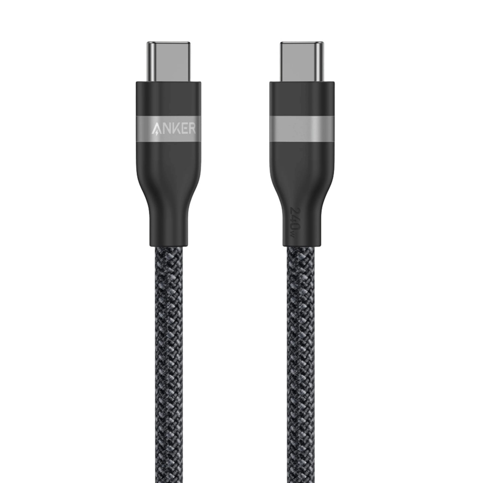 Anker USB-C to USB-C Cable Braided, 0.9m, 240W, must | Anker USB-C Braided Cable, 0.9 m