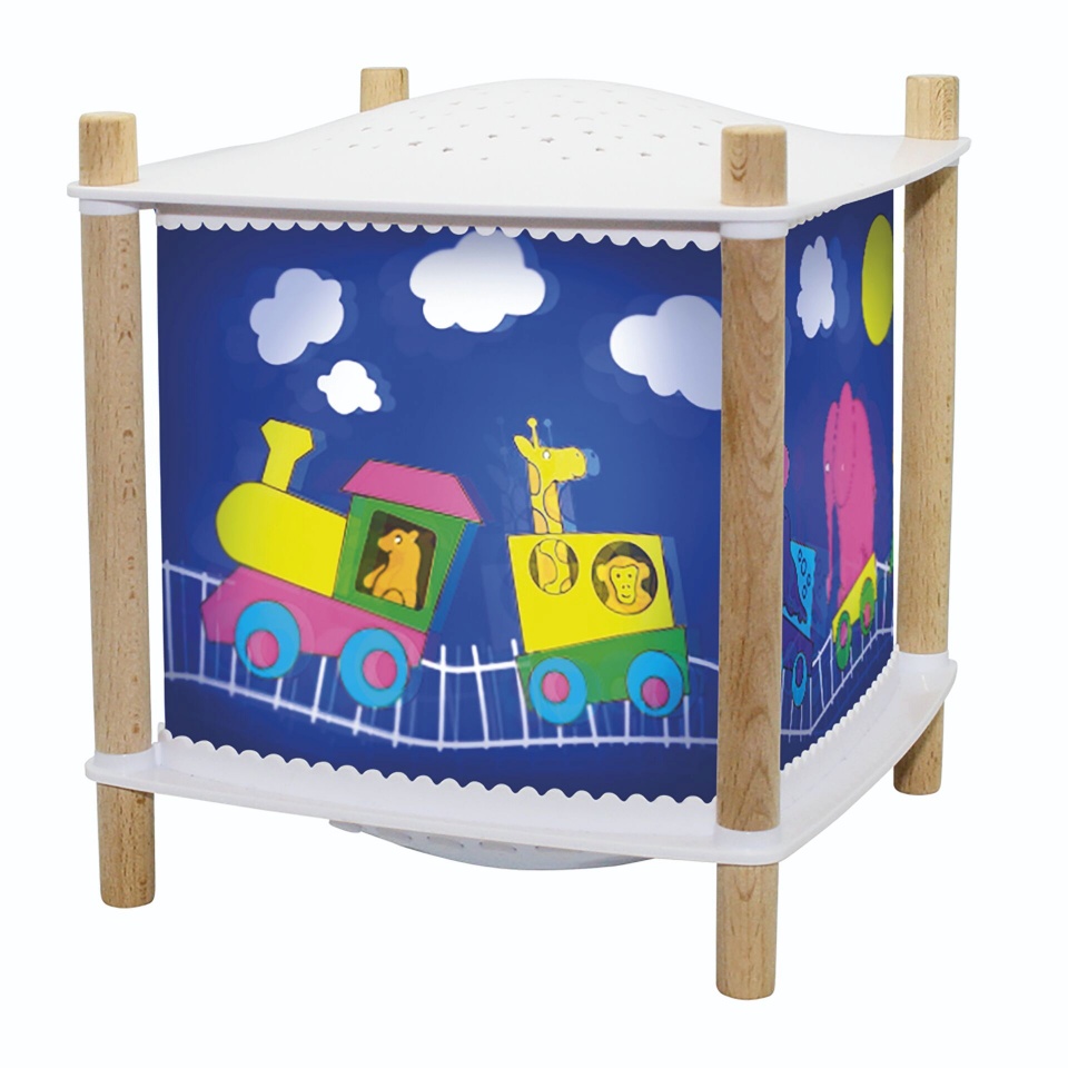 Trousselier öölamp Train Magic Night Light with Music, mitmevärviline