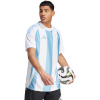 Adidas Teamwear T-särk meestele Striped 24 Jersey valge-sinine IW4555 suurus XXL
