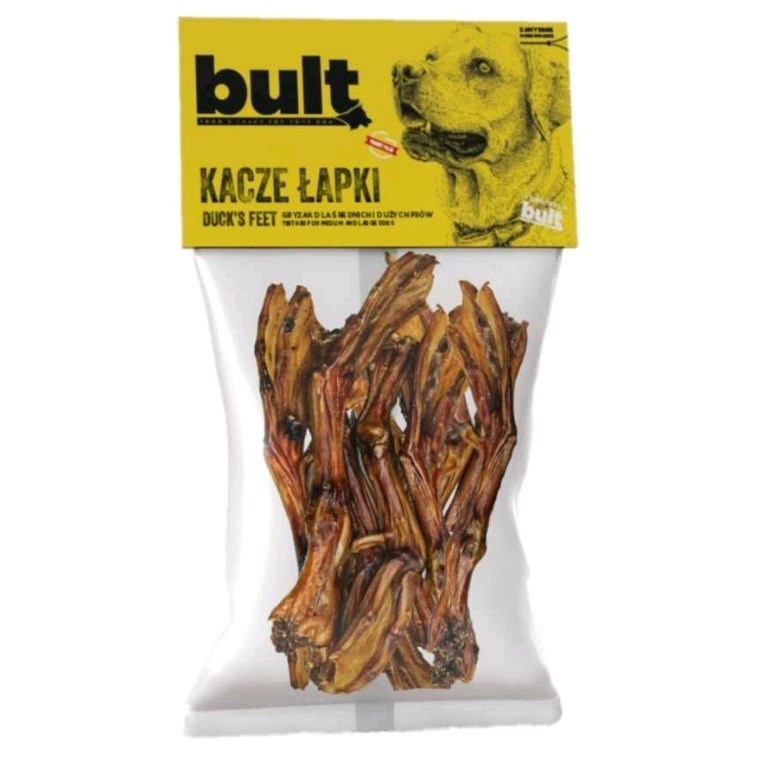 Bult maius koerale Duck Feet, 100g