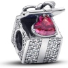 Pandora naiste amulett SPARKLING GIFT BOX Hõbedane