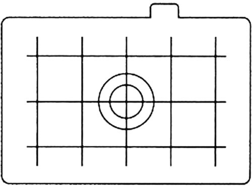 Canon viseerimisklaas EC-D (lasermatt ruudustik)