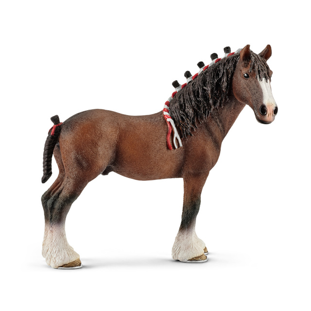 Schleich mängufiguur Farm Life Clydesdale Gelding (13808)