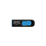 A-Data mälupulk DashDrive UV128 128GB must+sinine USB 3.0 Flash Drive, Retail