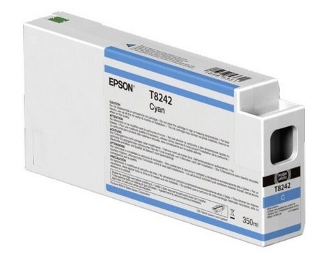 Epson tindikassett UltraChrome HDX/HD tsüaan 350ml T8242