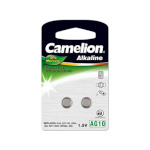 Camelion patareid Alkaline Button celles 1.5V (AG10) LR54/LR1131/389, 2-pack, "no mercury"
