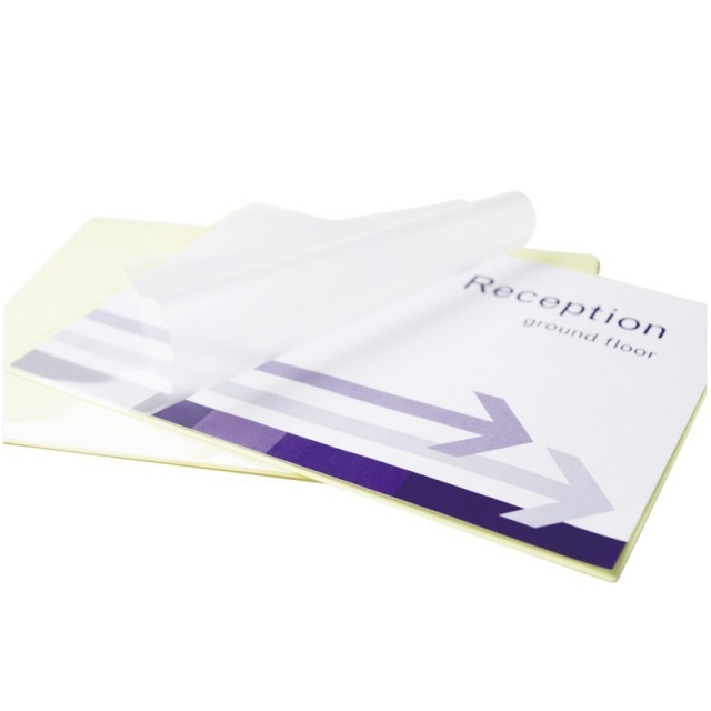 Fellowes lamineerimiskile Peel and stick pouches adhesive back 80 micron 