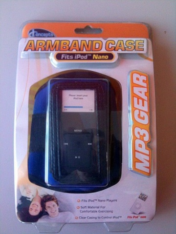 iConcepts kaitsekest Armband Case for iPod Nano must