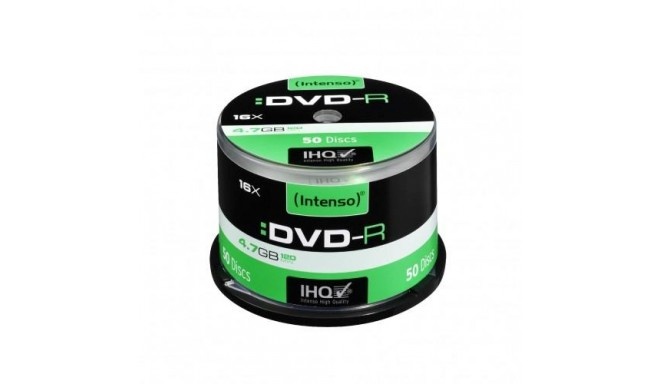 Intenso toorik 1x50-pack DVD-R 4,7GB 16x Speed, Cakebox