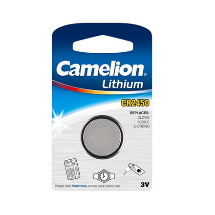 Camelion patareid Lithium Button celles 3V (CR2450), 1-pack