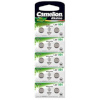 Camelion patareid Alkaline Button celles 1.5V (BP10) AG4/LR66/LR626/377, 10-pack, "no mercury"