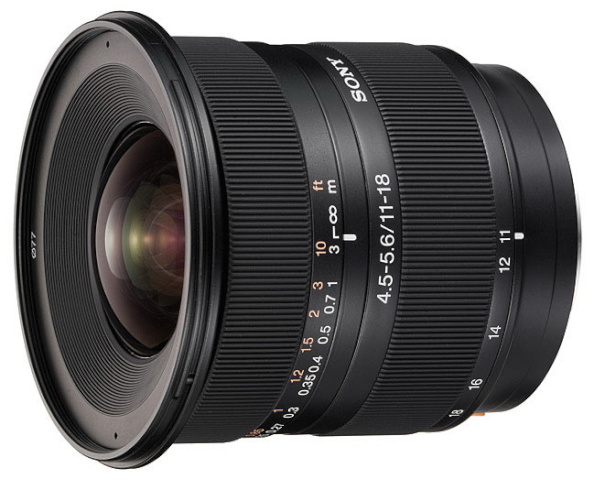 Sony objektiiv DT 11-18mm F4.5-5.6