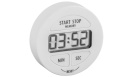 TFA kell 38.2022.02 electronic timer clock valge