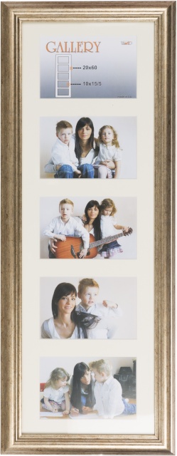 Pildiraam Ema Gallery 20x60/5/10x15, pronks (VF3968)