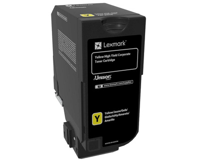 Return Program Cartridge Lexmark tooner kollane | 12 000 pgs | CS725de / CS725dte