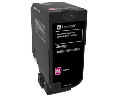 Lexmark Corporate 74C2SME Laser Toner Cartridge, Magenta