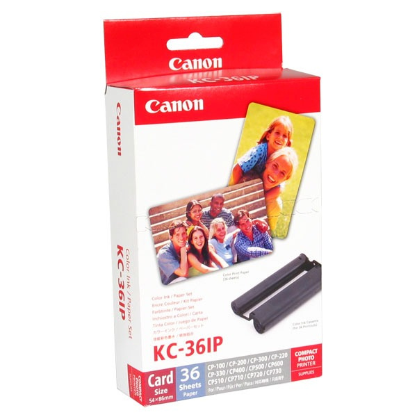 Canon paberikomplekt (krediitkaart) KC-36IP Paper Set 36 lk.