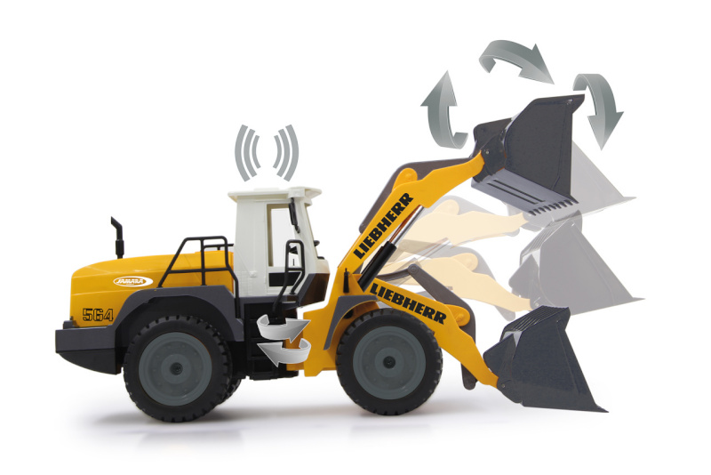 Jamara RC puldiauto Rataslaadur Liebherr 564 1:20 2,4GHz