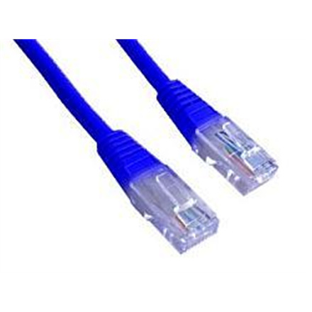 Gembird PP12-0.5M/B sinine Patch cord cat. 5E molded strain